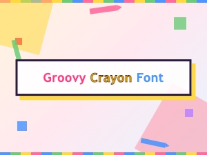 Groovy Crayon Font: Playful & Creative Designs