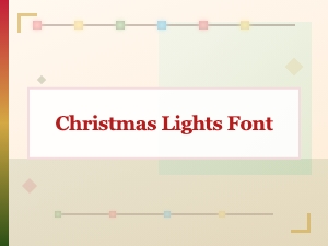 Creative Ways to Use a Christmas Lights Font