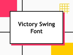Elevate Retro Designs with the Victory Swing Font